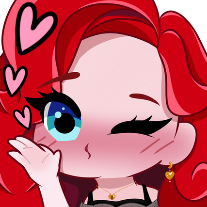 Lucy Blow Kissy Emoji